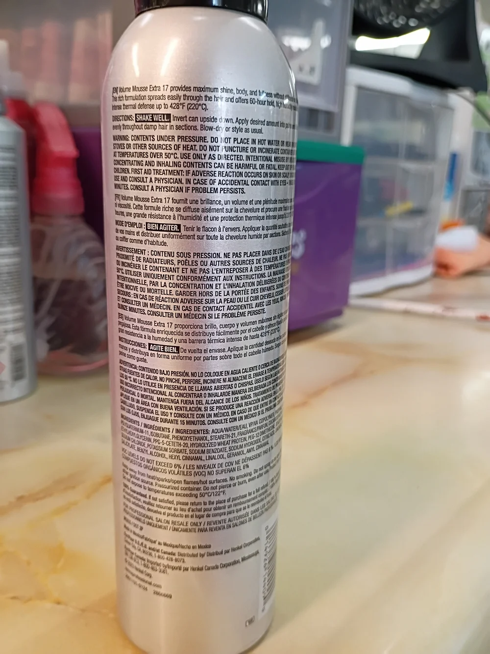 Kenra Volume Mousse Extra 17 - Silver Bottle